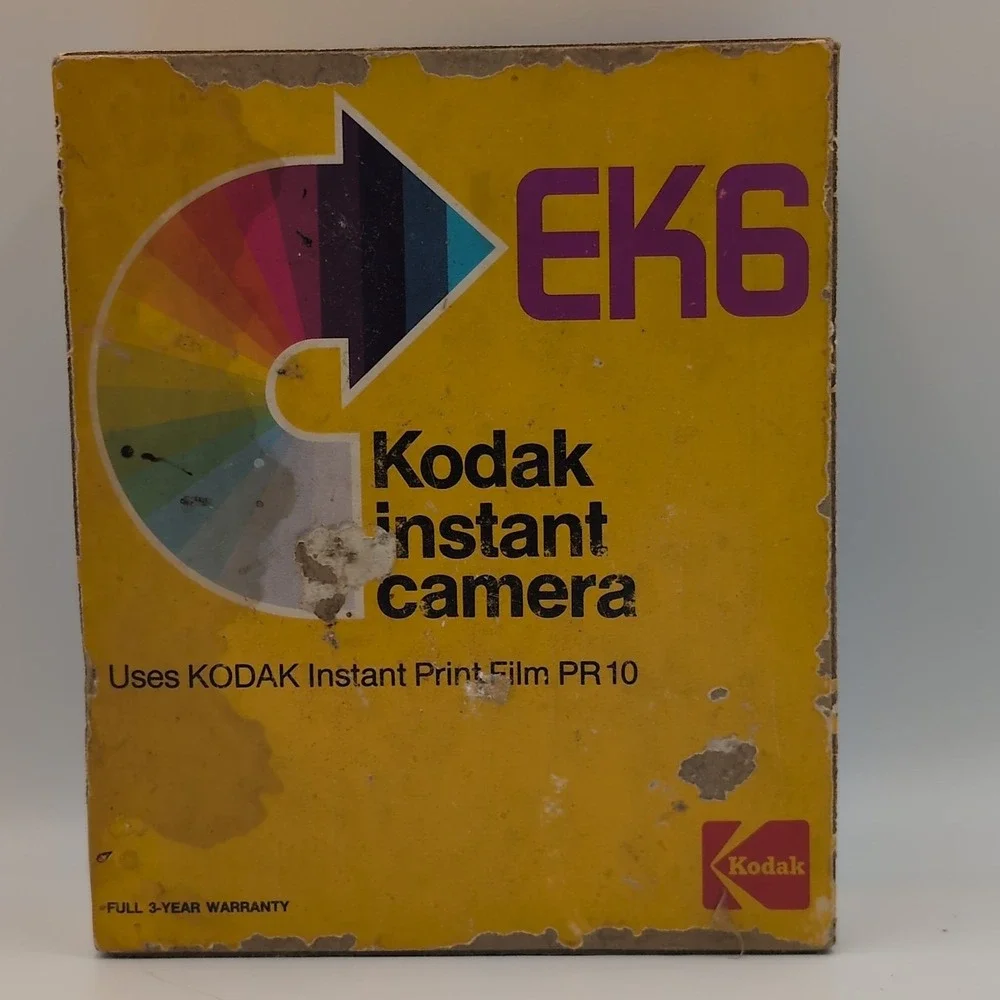 Vintage Kodak EK6 Instant Camera Instant‎ Print Film Camera in Box